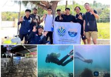 KLH dan Oceans Banggai Indonesia Gelar Transplantasi Karang di Desa Tapulaga